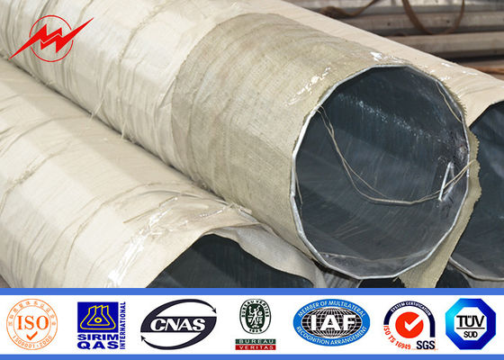 o tipo do enterro do betume de 60ft 65ft galvanizou Polo tubular de aço para a transmissão