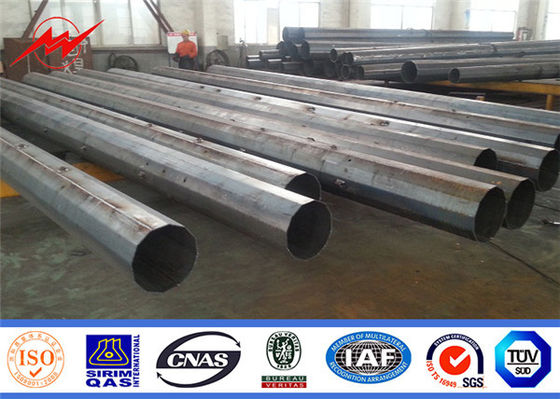 o mergulho quente de serviço público de aço de 40ft polo galvanizou a corrente elétrica cônica tubular