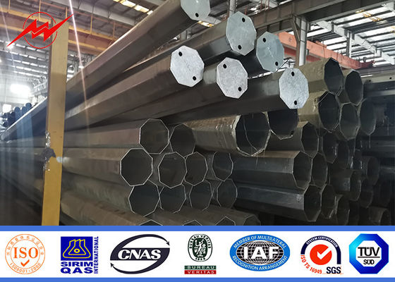 o mergulho quente tubular de aço de 10kv-500kv Polo galvanizou elétrico