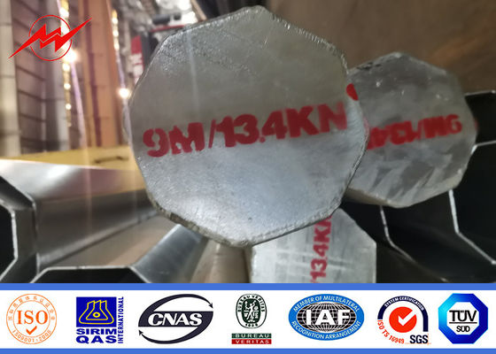 o aço Polo tubular dos 10m 12m 14m 16m galvanizou o poder de serviço público polos de Astm A36