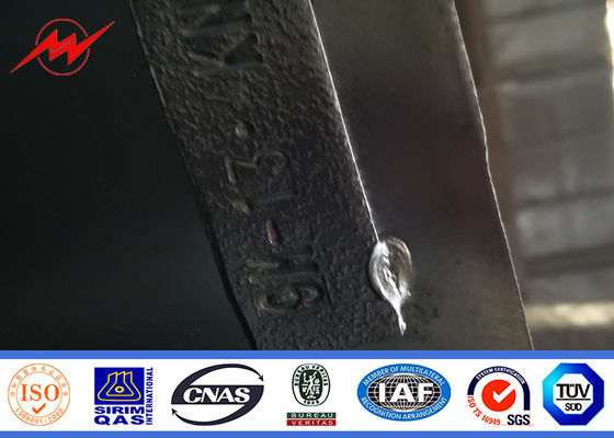 Metal tubular de aço elétrico polos de serviço público de Polo da Via Látea autossuficiente