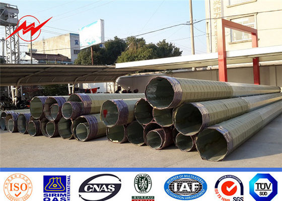 220kv galvanizou a transmissão de energia Polo, Polo tubular de aço elétrico