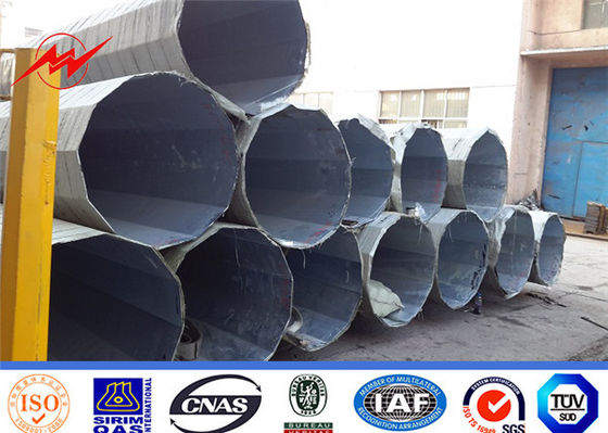 ASTM A 123 afilou Cctv octogonal Polo elétrico tubular de aço