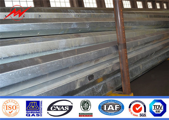 8 - o mergulho quente de 18m galvanizou o círculo material de serviço público de aço de polo Gr65/forma cônica