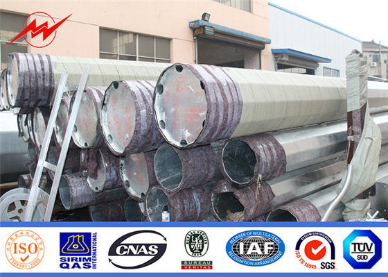 Astm 25ft 30ft Polo galvanizado 35ft de aço rende a força 345mpa 3mm