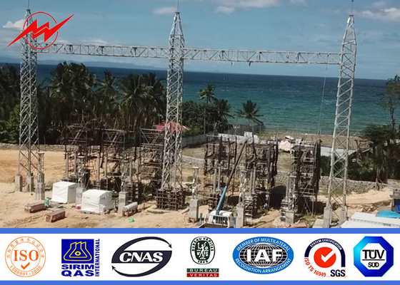 mono Polo torre de 110kv 230kv para a linha de transmissão projeto