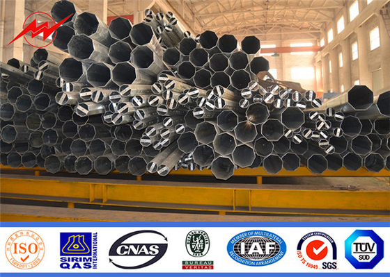32 m de pólo de aço galvanizado de transmissão de energia elétrica/pólo tubular de aço Q345