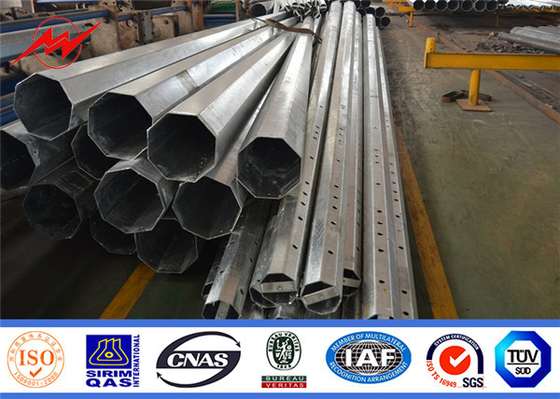 Q235 Q345 Pólo tubular de aço de 36 mm para linha de transmissão e distribuição de energia elétrica