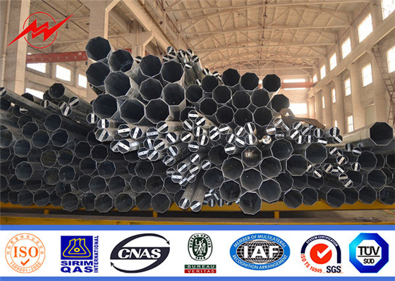 Polar de distribuição de energia galvanizado a quente Aço elétrico 35FT 40Ft
