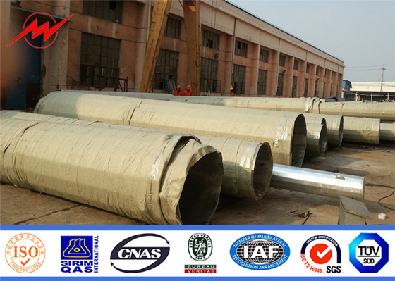 Polar de distribuição de energia galvanizado a quente Aço elétrico 35FT 40Ft