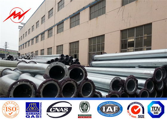 12m 600 poder de serviço público elétrico octogonal galvanizado de Polo do aço de Dan Gr 65