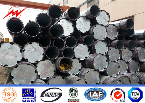 12m 600 poder de serviço público elétrico octogonal galvanizado de Polo do aço de Dan Gr 65