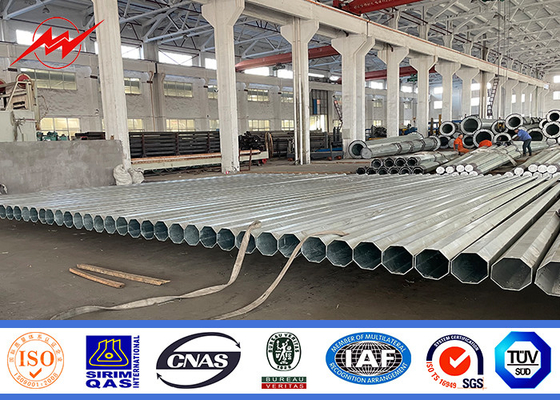 27m Galvanizado Metal Poles de Transmissão de Potência Para Torre de Pólos Elétricos