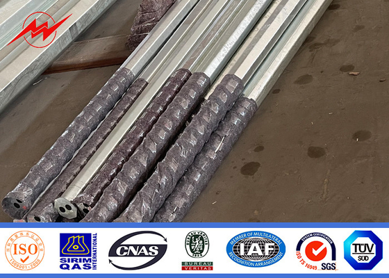 33kv a linha 12 elevação de Mtr galvanizou Polo de aço mono para a transmissão