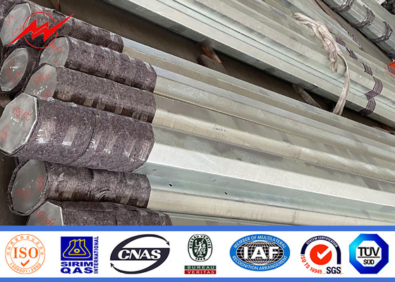 Polos de transmissão de energia de design personalizado galvanizados a quente para distribuição elétrica