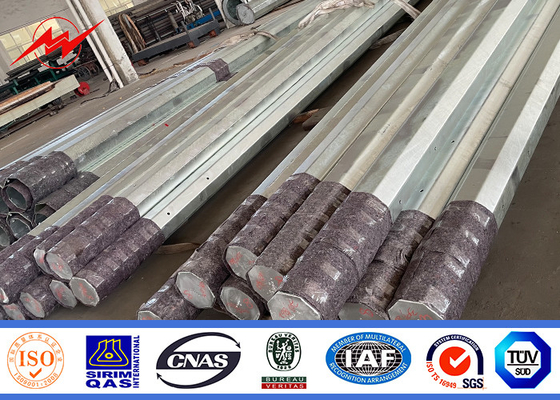 ASTM A 123 Polos de aço 10m 11,8m 13m 14m 20m 5-50KN Para construção