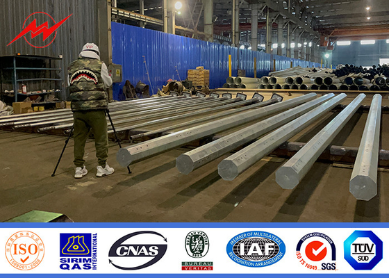 Pólo de potência de aço de 35FT com resistência a condições adversas e dimensões precisas