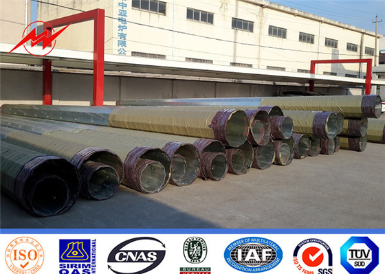 35FT 70FT 90FT Polar de potência de aço galvanizado octogonal com betume para soluções econômicas