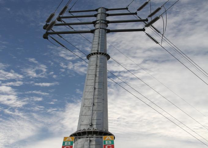 Pólos de aço de NEA 20m Stee pólo de serviço público para a transmissão elétrica 0