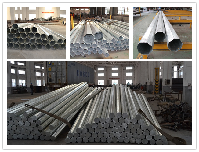 30FT 35FT Pólo Tubular de Aço para Projeto de Linha de Distribuição Elétrica 1